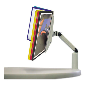 Durable® Sherpa Swivel Arm Reference System, 10 Panels, 10 1-2 X 11 X 12 3-4, Gray freeshipping - TVN Wholesale